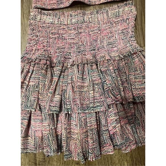 Reset by Jane Flutter Crimped Sleeve Smocked Top and Skirt Set NWOT$168 - Picture 5 of 5